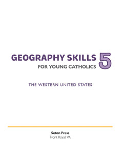 Geography Skills 5 for Young Catholics: The Western United States