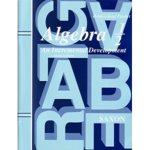 Saxon Algebra 1/2 (3rd edition) Text & Test Key