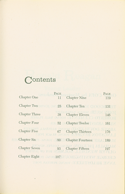 Ronald Reagan: Young Leader