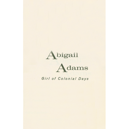 Abigail Adams Abigail Adams