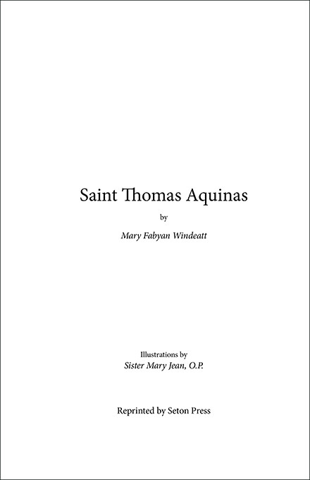 St. Thomas Aquinas
