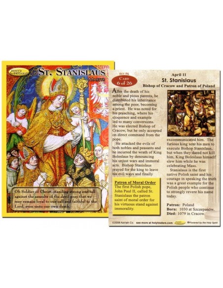 Holy Traders Set No. 6 Saint Trading Cards