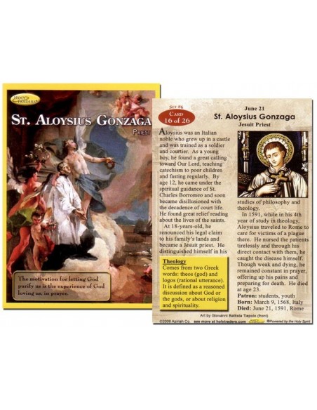 Holy Traders Set No. 6 Saint Trading Cards