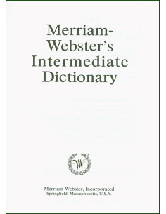 Merriam-Webster's Intermediate Dictionary (Grades 6-8)