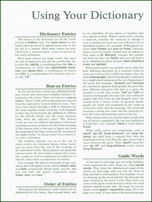 Merriam-Webster's Intermediate Dictionary (Grades 6-8)