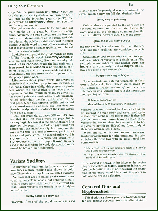 Merriam-Webster's Intermediate Dictionary (Grades 6-8)