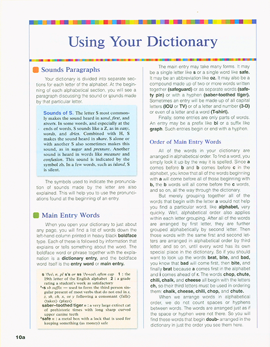 Merriam-Webster's Elementary Dictionary (Grades 3-5)