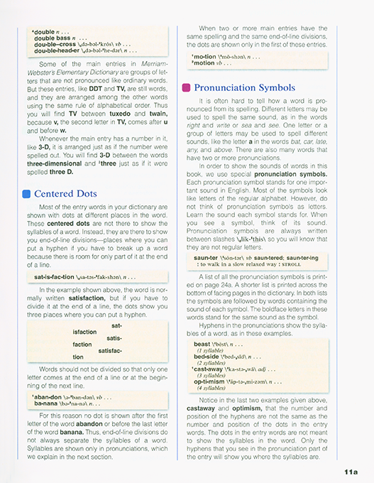 Merriam-Webster's Elementary Dictionary (Grades 3-5)