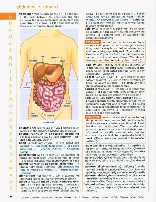Merriam-Webster's Elementary Dictionary (Grades 3-5)