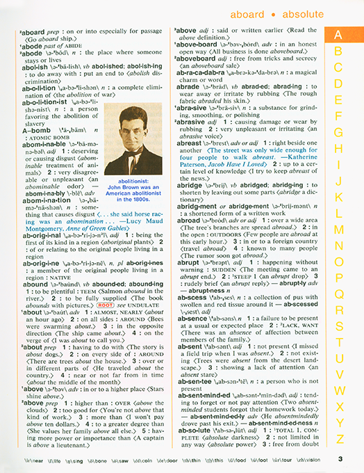 Merriam-Webster's Elementary Dictionary (Grades 3-5)