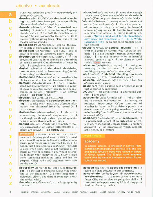 Merriam-Webster's Elementary Dictionary (Grades 3-5)