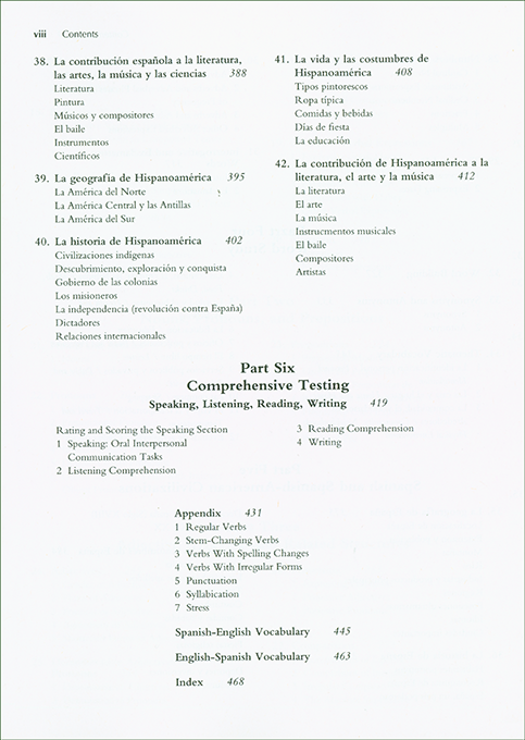 Amsco Spanish Two Years (Third Edition)