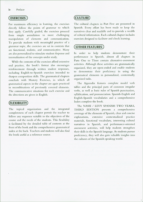 Amsco Spanish Two Years (Third Edition)