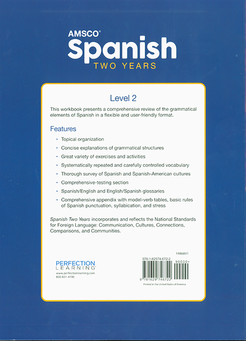 Amsco Spanish Two Years (Third Edition)