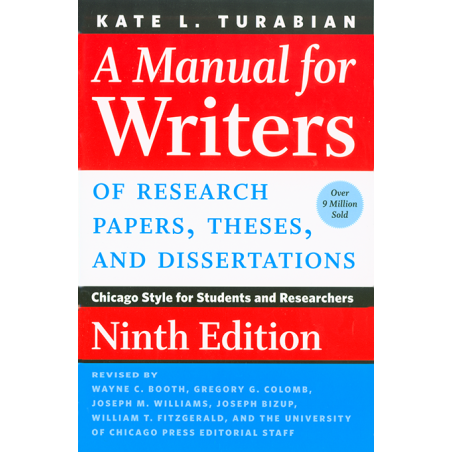 A Manual for Writers 9th Edition