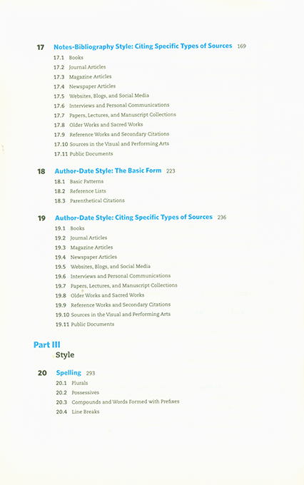 A Manual for Writers 9th Edition