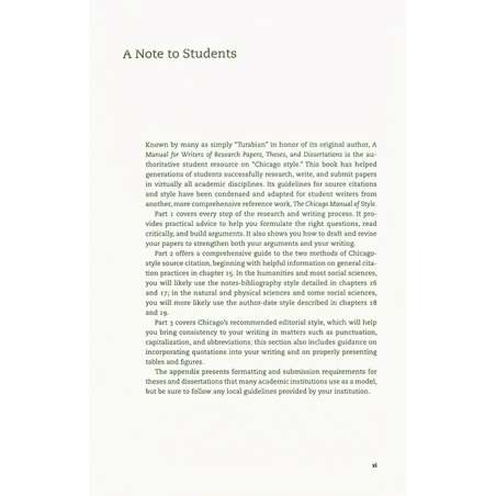 A Manual for Writers 9th Edition