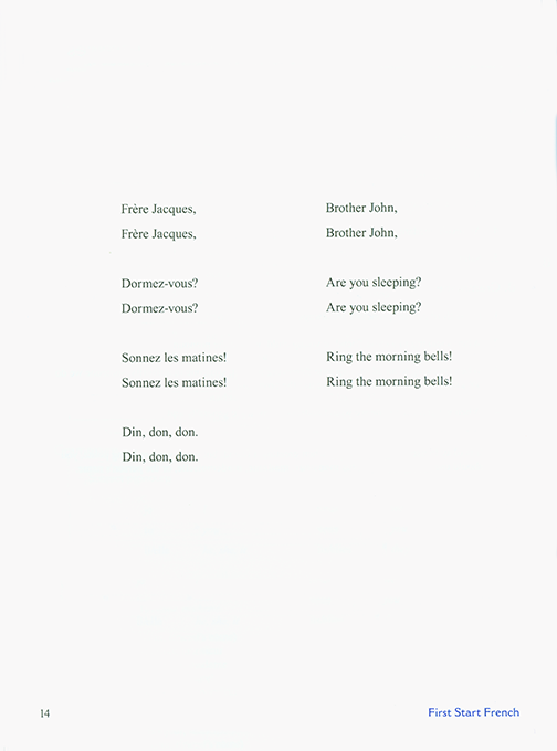 First Start French I Student Wkbk