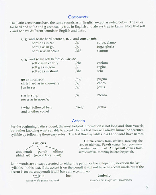 First Form Latin Student Text