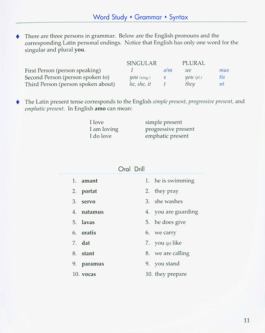 First Form Latin Student Text