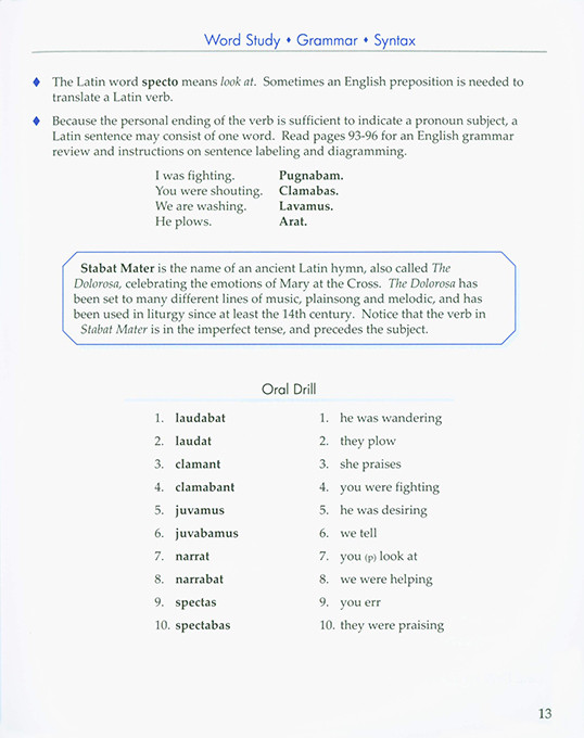 First Form Latin Student Text