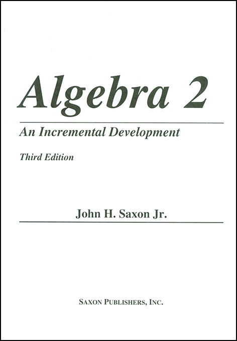 Saxon Algebra 2 (3rd Ed) Text (New)