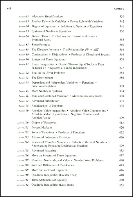 Saxon Algebra 2 (3rd Ed) Text (New)