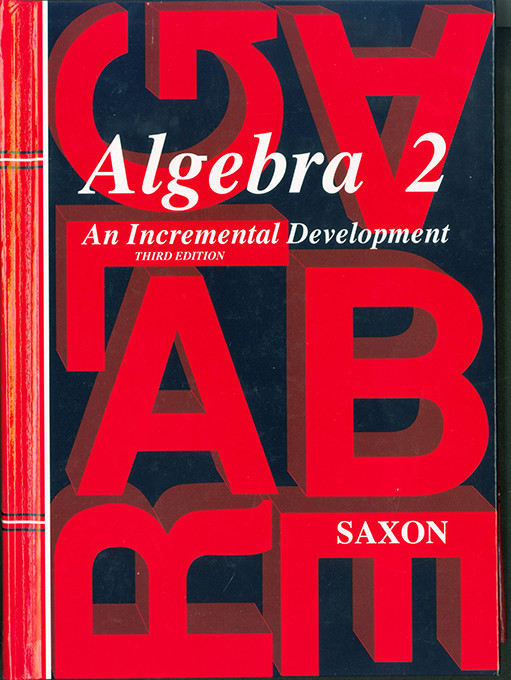 Saxon Algebra 2 (3rd Ed) Text (New)