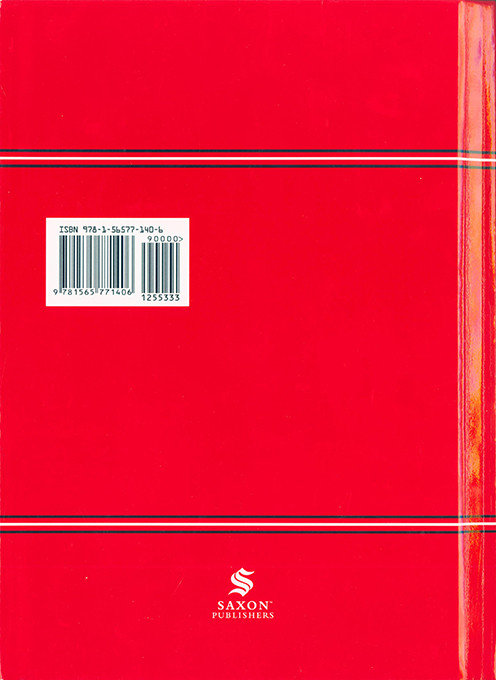 Saxon Algebra 2 (3rd Ed) Text (New)