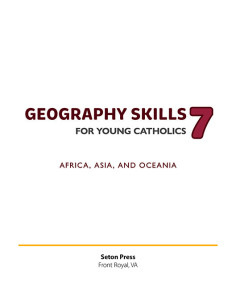 Geography Skills 7 for Young Catholics: Africa, Asia, and Oceania