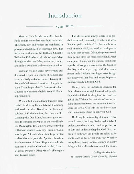 Cooking with the Saints Cooking with the Saints