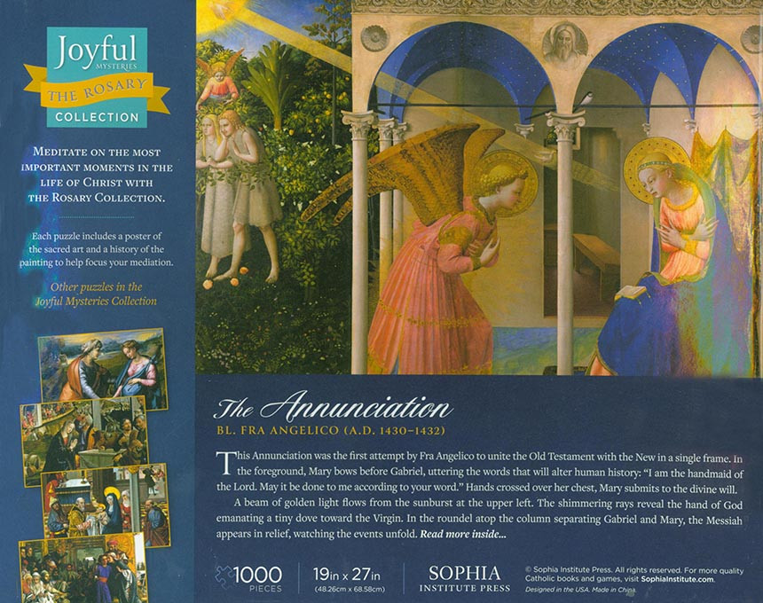 The Annunciation Puzzle The Annunciation Puzzle
