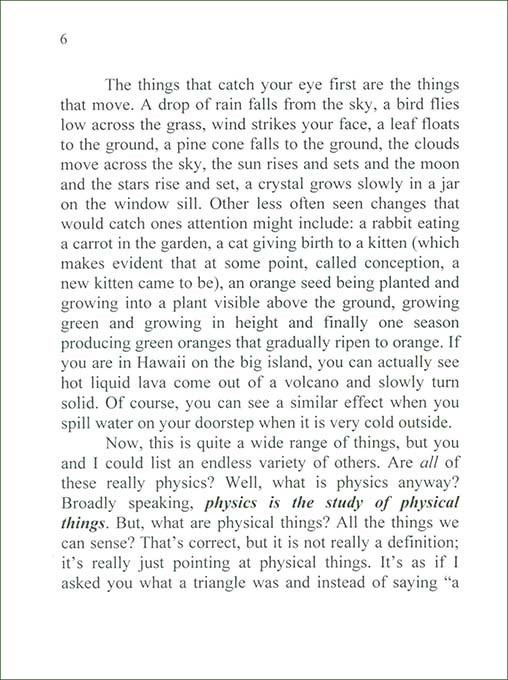 A Kid's Introduction to Physics