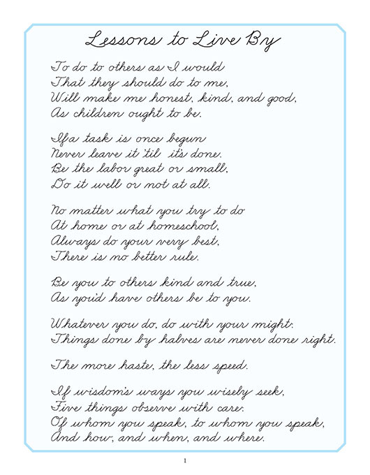 Handwriting 4 for Young Catholics