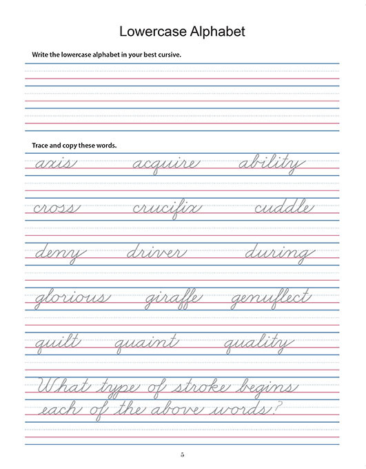 Handwriting 4 for Young Catholics