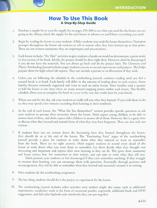 Exploring Creation with Chemistry and Physics