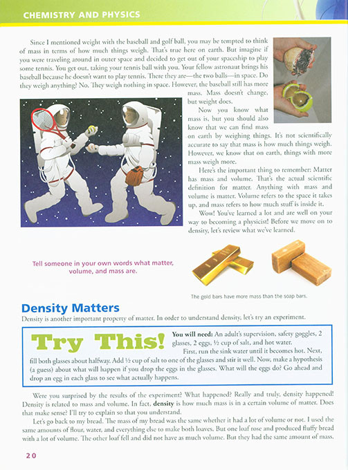 Exploring Creation with Chemistry and Physics