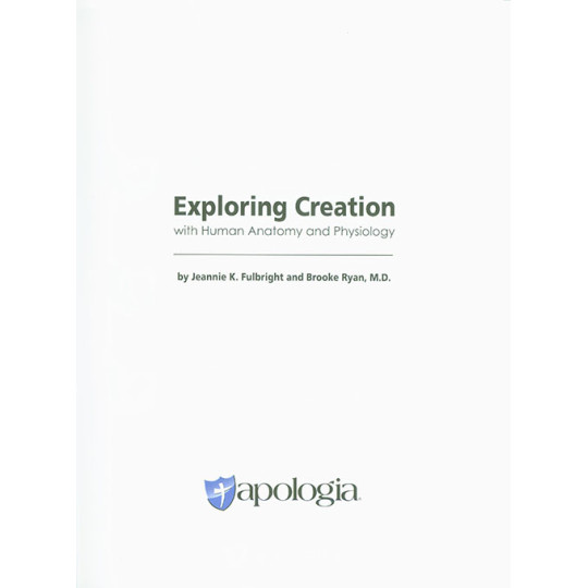 Exploring Creation with Human Anatomy and Physiology
