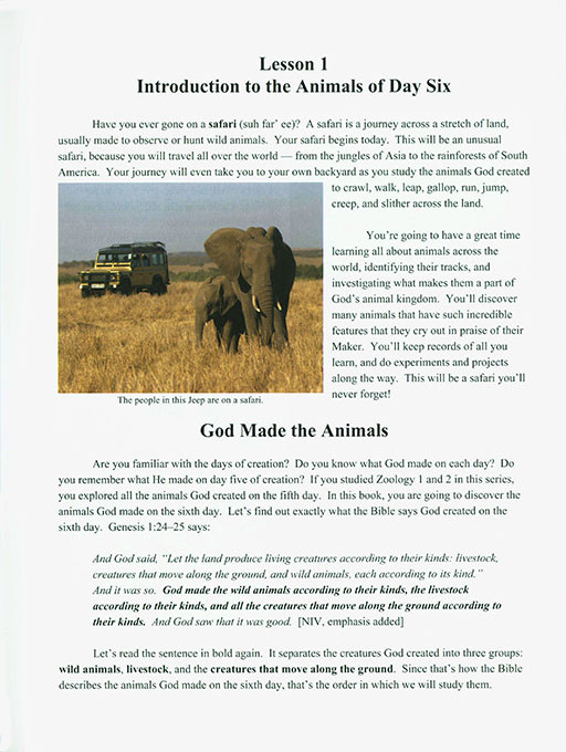 Exploring Creation with Zoology 3: Land Animals