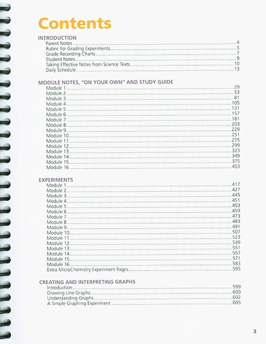 Expl. Creation with Chemistry Student Notebook
