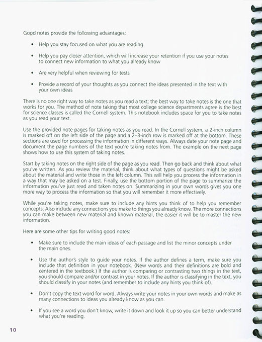 Expl. Creation with Chemistry Student Notebook