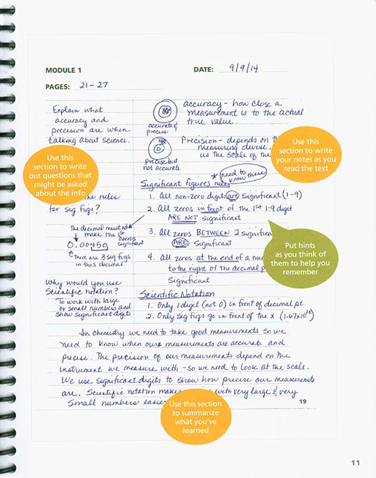 Expl. Creation with Chemistry Student Notebook