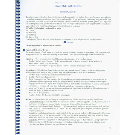 F.F. Latin Teacher Manual - text key