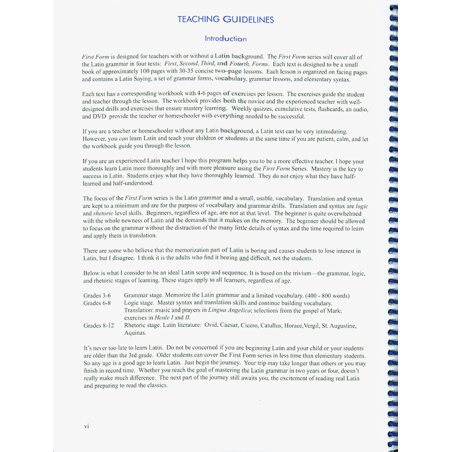 F.F. Latin Teacher Manual - text key