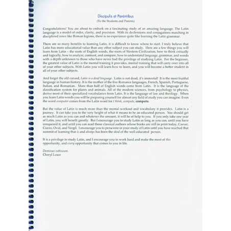 F.F. Latin Teacher Manual - text key
