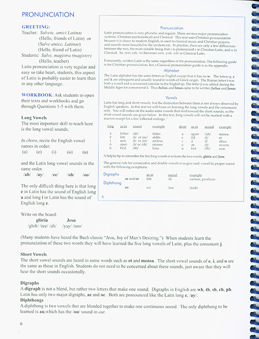 F.F. Latin Teacher Manual - text key