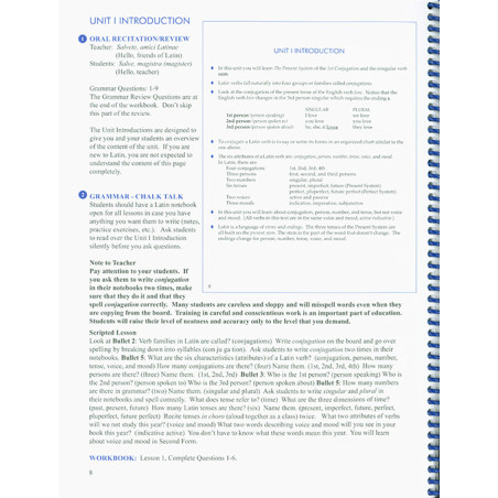 F.F. Latin Teacher Manual - text key