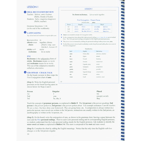F.F. Latin Teacher Manual - text key