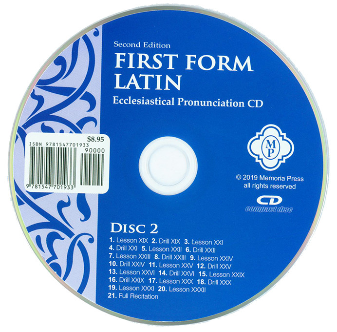 First Form Latin Pronunciation CD