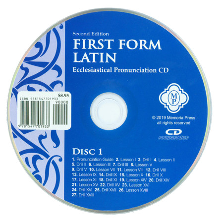 First Form Latin Pronunciation CD First Form Latin Pronunciation CD